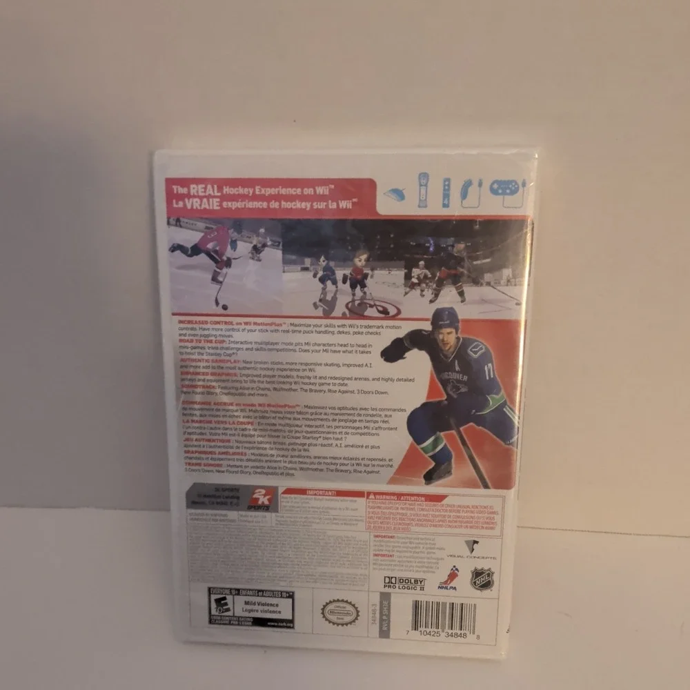 NHL 2K11 Nintendo Wii New Sealed 2K Sports Ryan Kesler Hockey Video Game